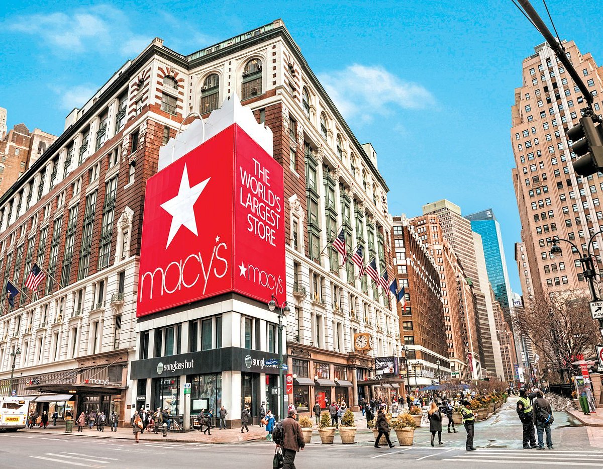 Macys: Tienda icónica de moda y ofertas – Fotografía de la fachada histórica