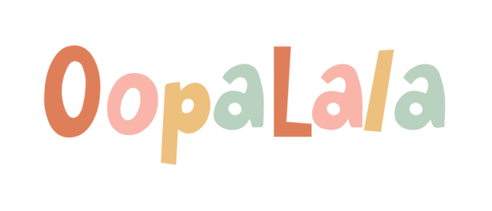 Oopa LaLa: Ilustración colorida de diseño pop con estilo moderno