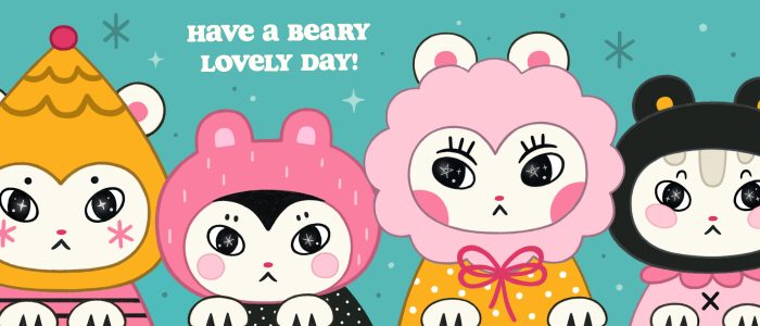 Woot Bear: Oso adorable con estilo gamer, ilustración colorida y divertida