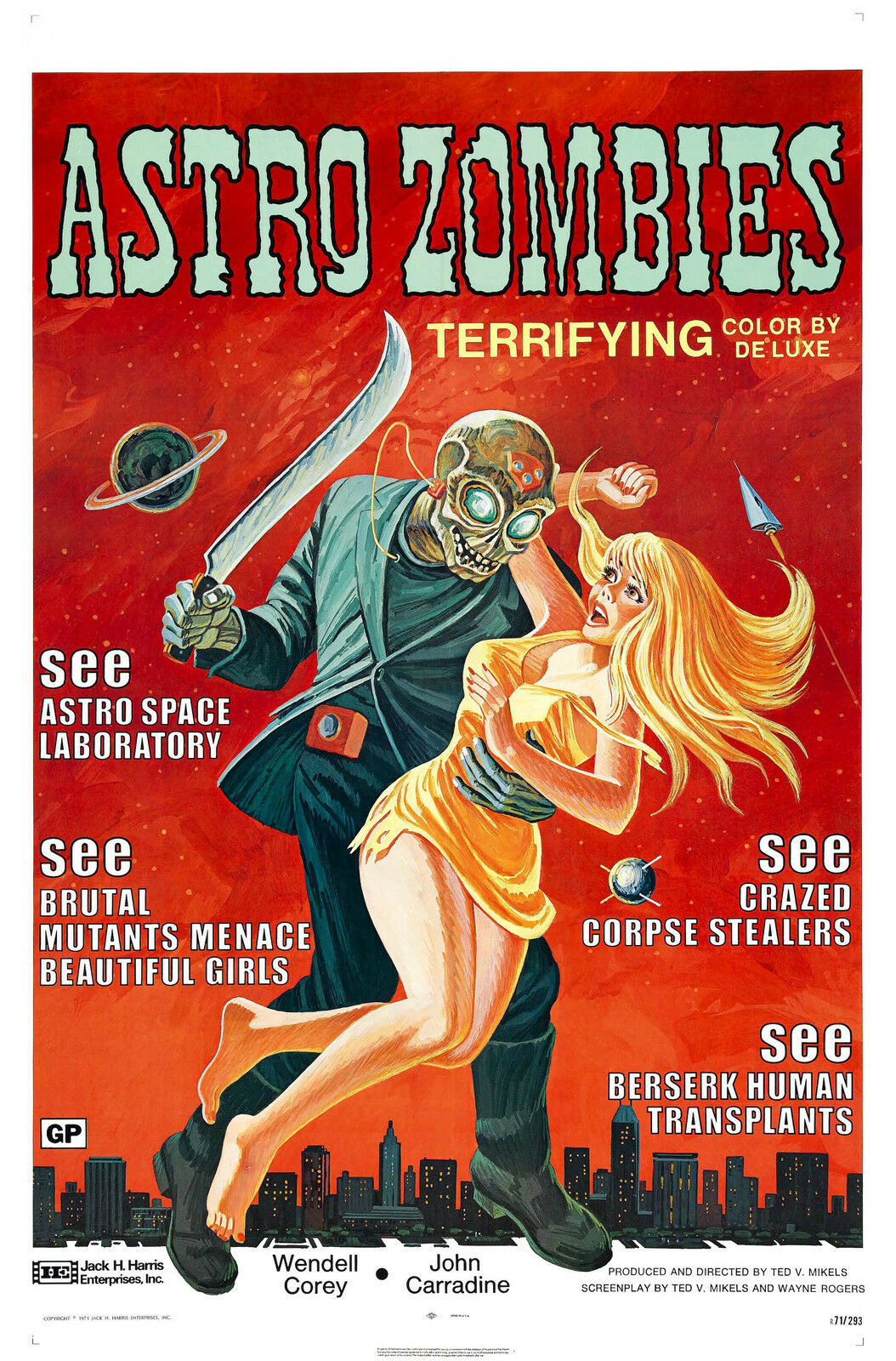 Astro-Zombies: Arte digital de criaturas espaciales terroríficas en el cosmos