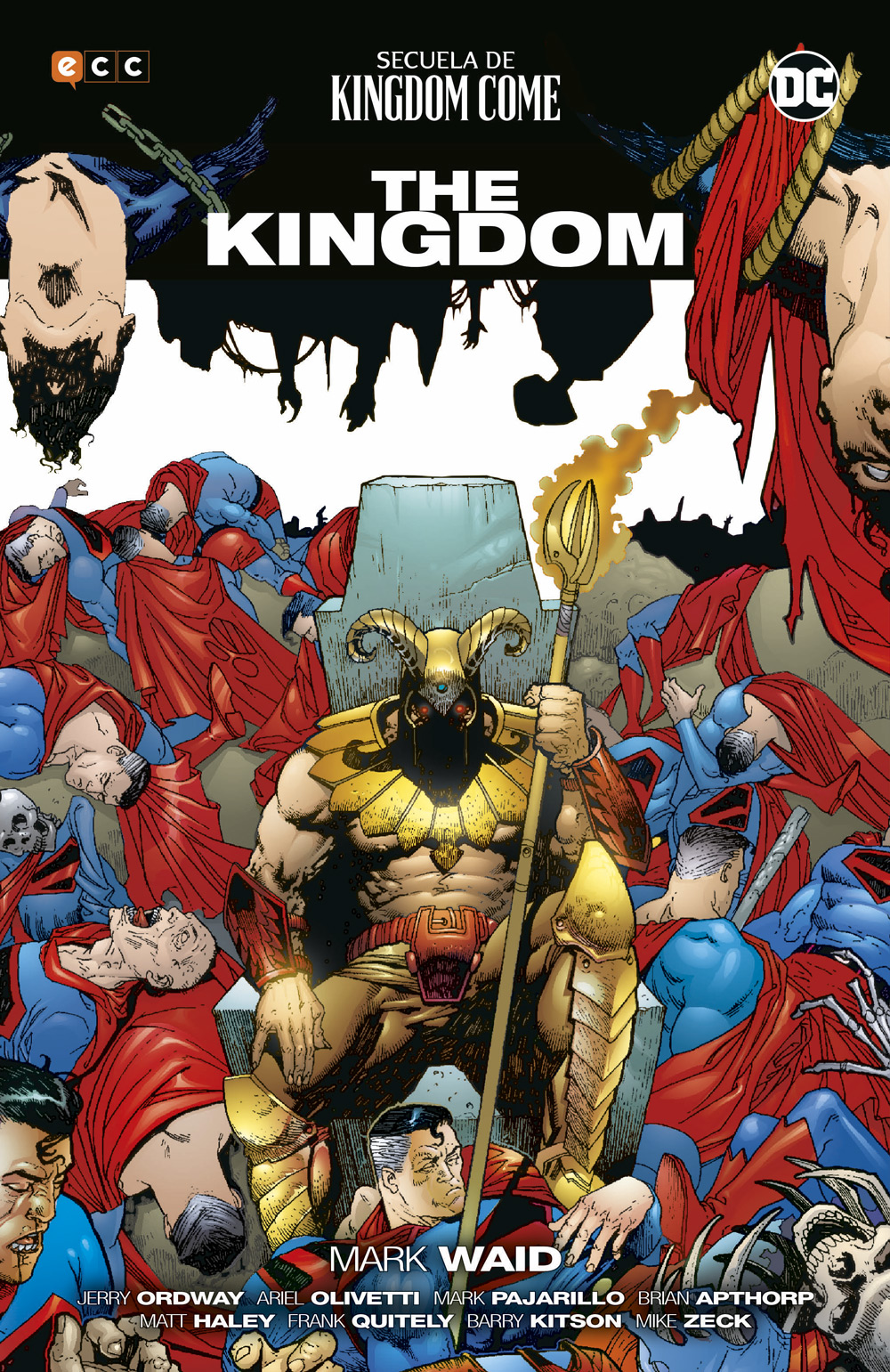 Comic Kingdom: Ilustración épica de superhéroes y fantasía - Arte digital vibrante