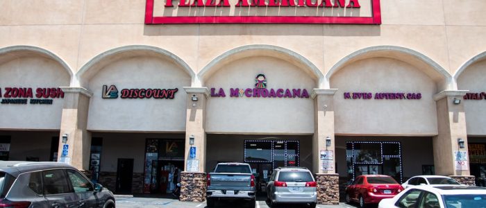 Plaza la Americana: Vista panorámica, arquitectura moderna y ambiente urbano en México